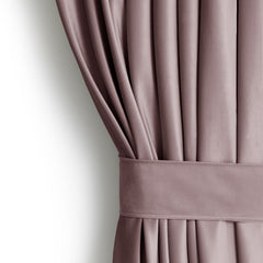 Draperie din catifea cu rejansa multifunctionala, Velvet, opacitate 77%, densitate 210 g/mp, Bej inchis, 1 buc