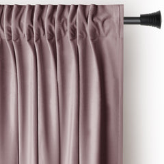 Draperie din catifea cu rejansa multifunctionala, Velvet, opacitate 77%, densitate 210 g/mp, Bej inchis, 1 buc