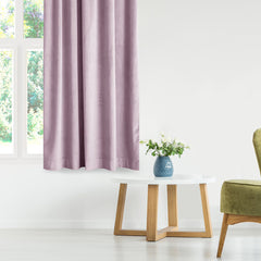 Draperie din catifea cu rejansa multifunctionala, fagure si ate, Velvet, opacitate 77%, densitate 210 g/mp, Pink, 1 buc
