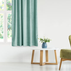 Draperie din catifea cu rejansa multifunctionala, Velvet, opacitate 77%, densitate 210 g/mp, Vernil, 1 buc