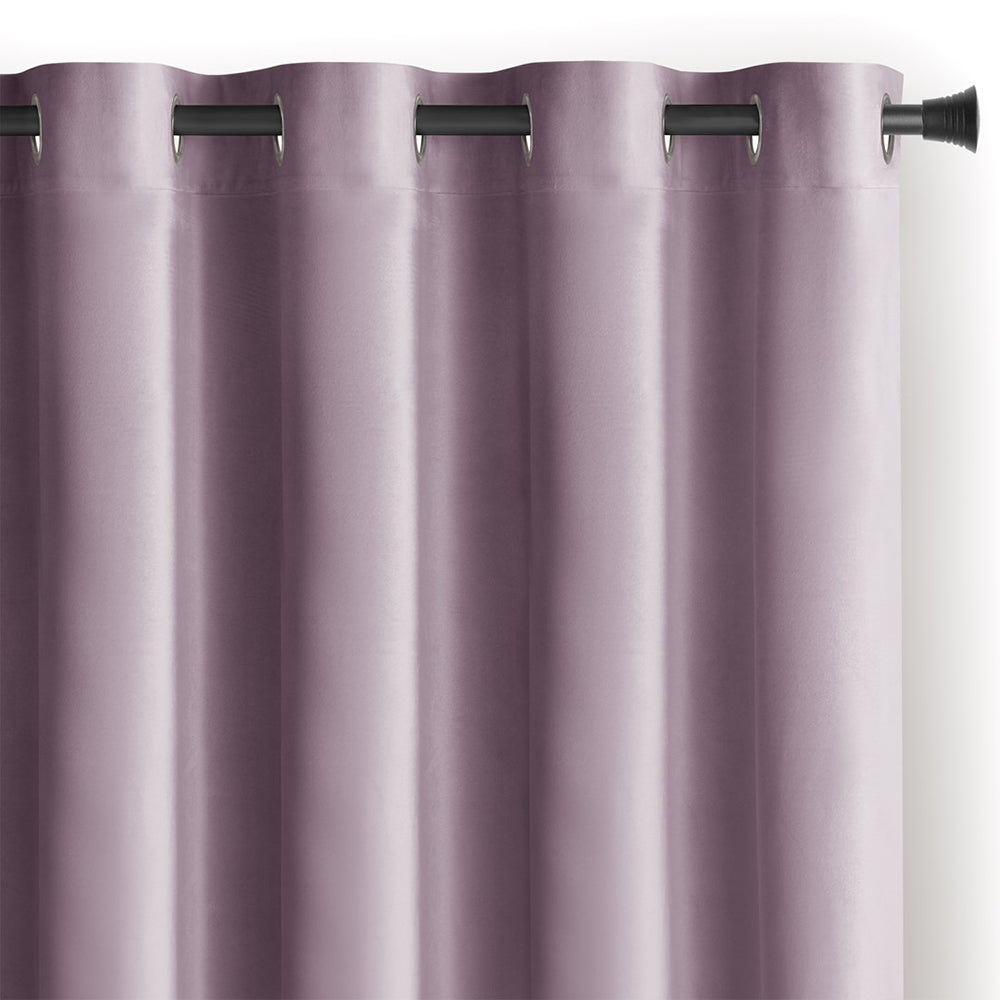 Draperie din catifea cu inele, Velvet, densitate 210 g/mp, opacitate 77%, Lila, 1 buc