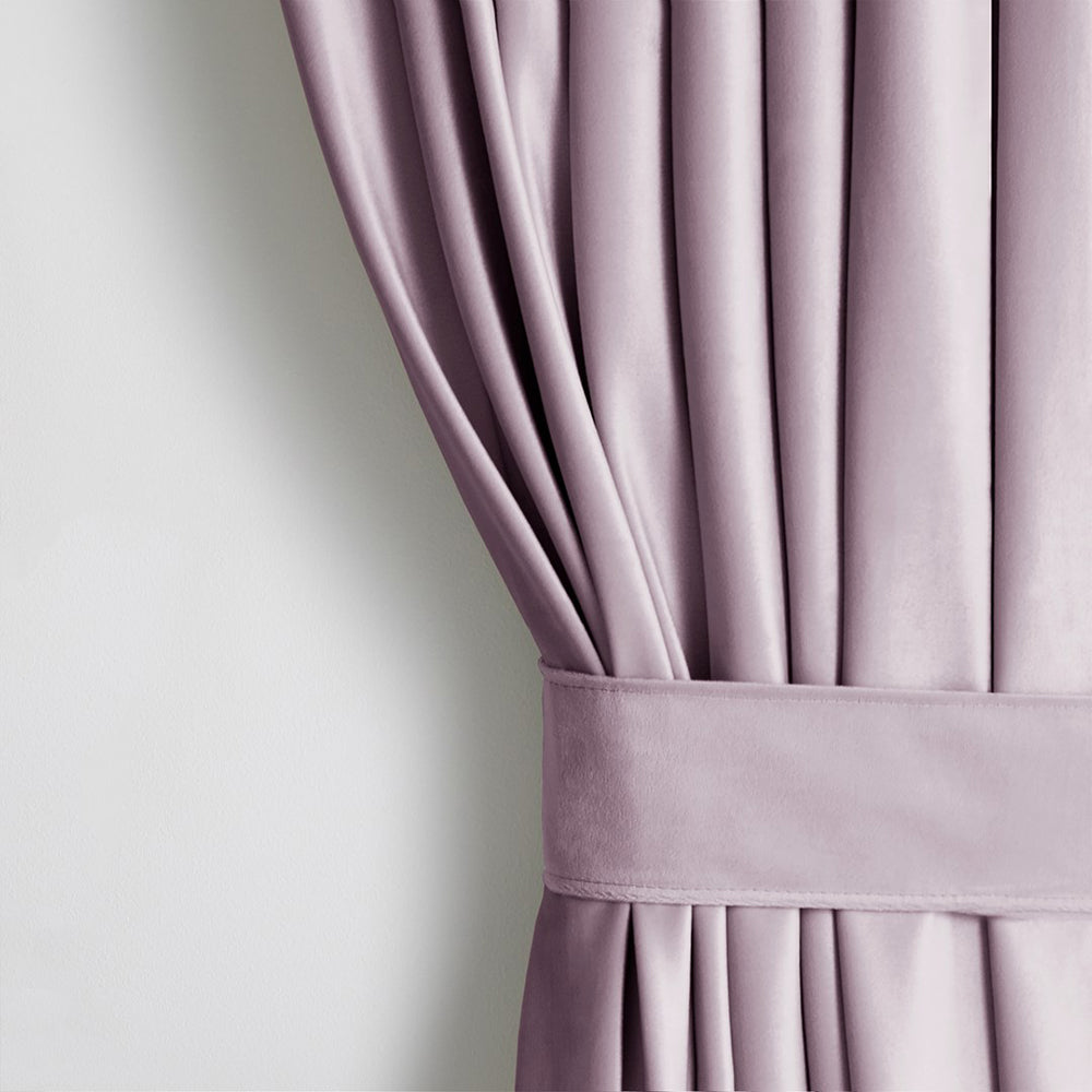 Draperie din catifea cu inele, Velvet, densitate 210 g/mp, opacitate 77%, Lila, 1 buc