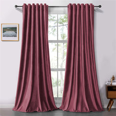 Set draperii soft cu rejansa transparenta cu ate pentru galerie, Super, densitate 200 g/mp, Roz, 2 buc