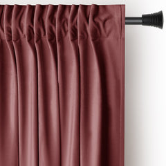 Draperie din catifea cu rejansa multifunctionala, fagure si ate, Velvet, opacitate 77%, densitate 210 g/mp, Rose, 1 buc