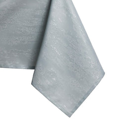 Fata de masa ovala cu motiv modern in relief, colectia Vesta, Gri
