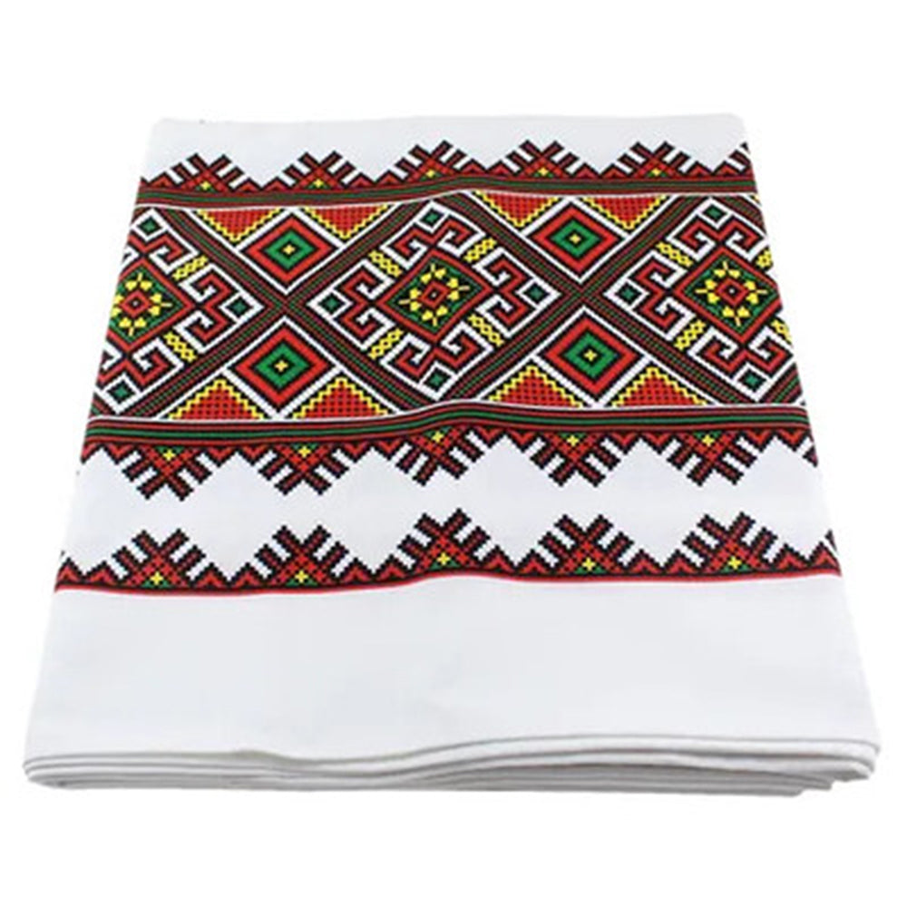 Fata de masa din bumbac 100%, Traditional negru, Negru-Portocaliu, 1 buc
