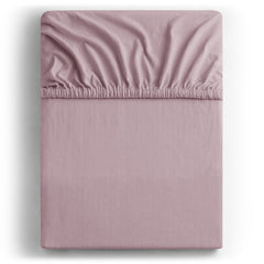 Cearsaf de pat cu elastic din tricot, bumbac 100%, 135 g/m2, Amber, lila