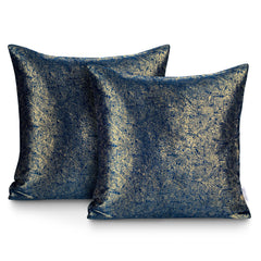 Set 2 huse pernute decorative, Veras, Albastru