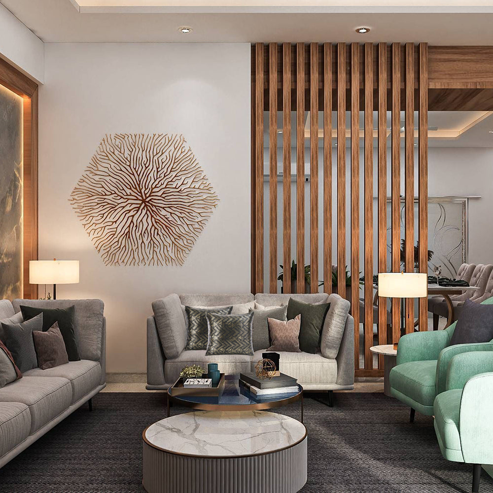 Set 2 huse pernute decorative, Navia, Auriu