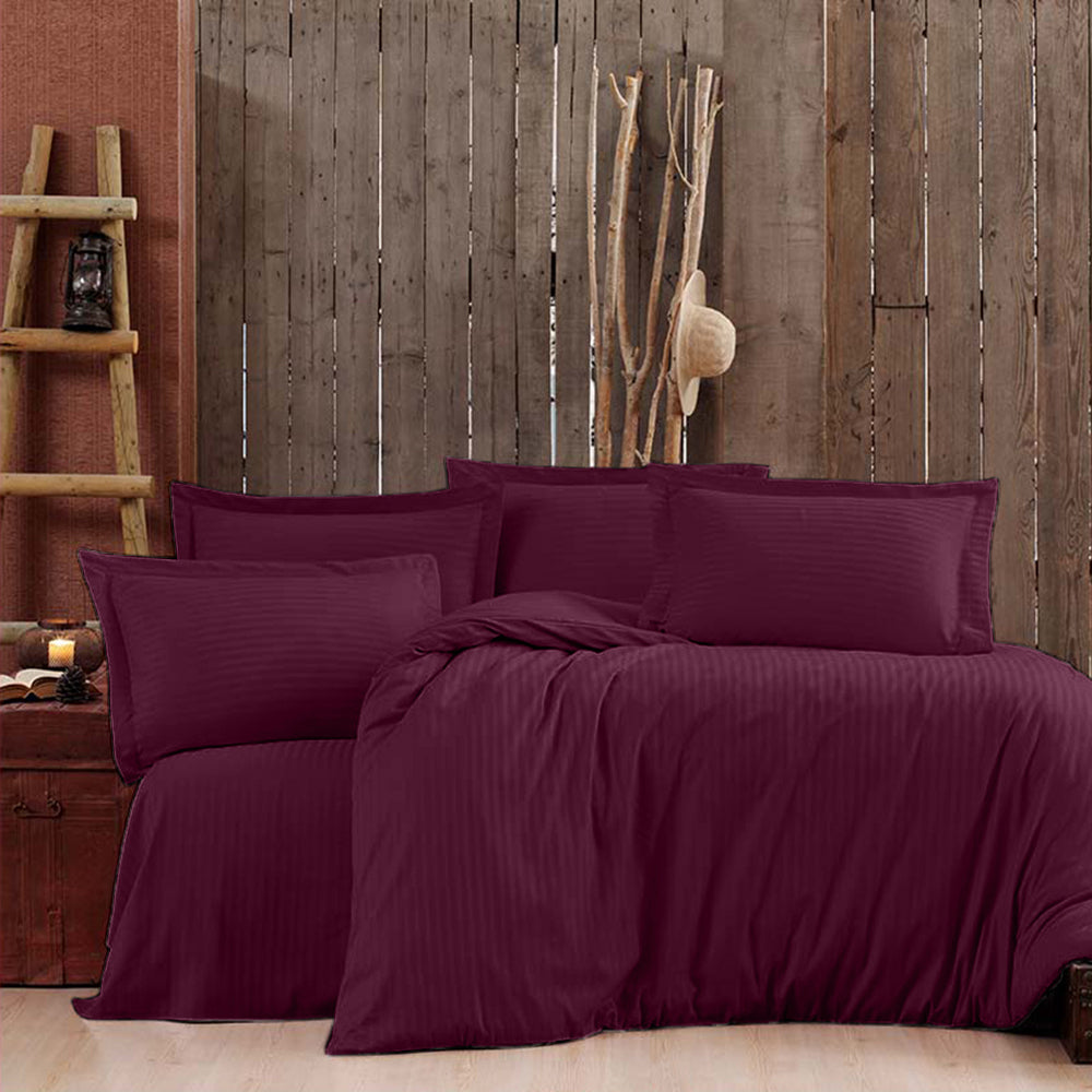 Husa pilota din damasc, densitate 130 g/mp, Mauve