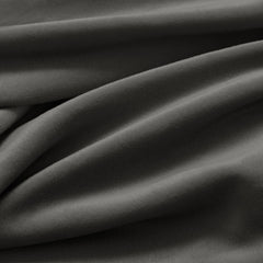 Husa pentru scaun din catifea cu elastic taburet, 190 g/m2, Sento, 40x40x5 cm, gri inchis, 1 buc