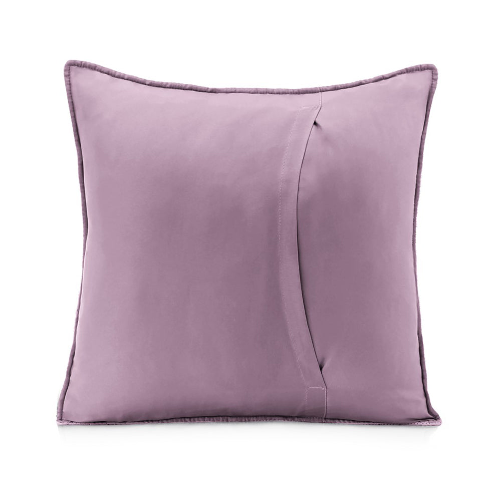 Set 2 huse perne decorative matlasate stil modern, Softa, 70 g/m2, Albastru inchis