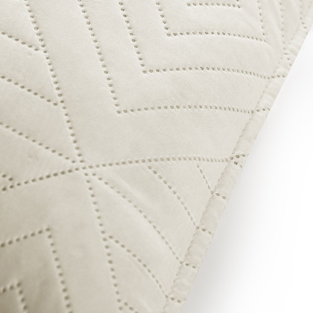 Set 2 huse perne decorative matlasate stil modern, Softa, 70 g/m2, Bej