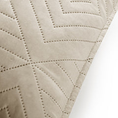 Set 2 huse perne decorative matlasate stil modern, Softa, 70 g/m2, Cappuccino