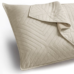 Set 2 huse perne decorative matlasate stil modern, Softa, 70 g/m2, Cappuccino