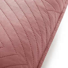 Set 2 huse perne decorative matlasate stil modern, Softa, 70 g/m2, Coral
