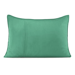 Set 2 huse perne decorative matlasate stil modern, Softa, 70 g/m2, Verde