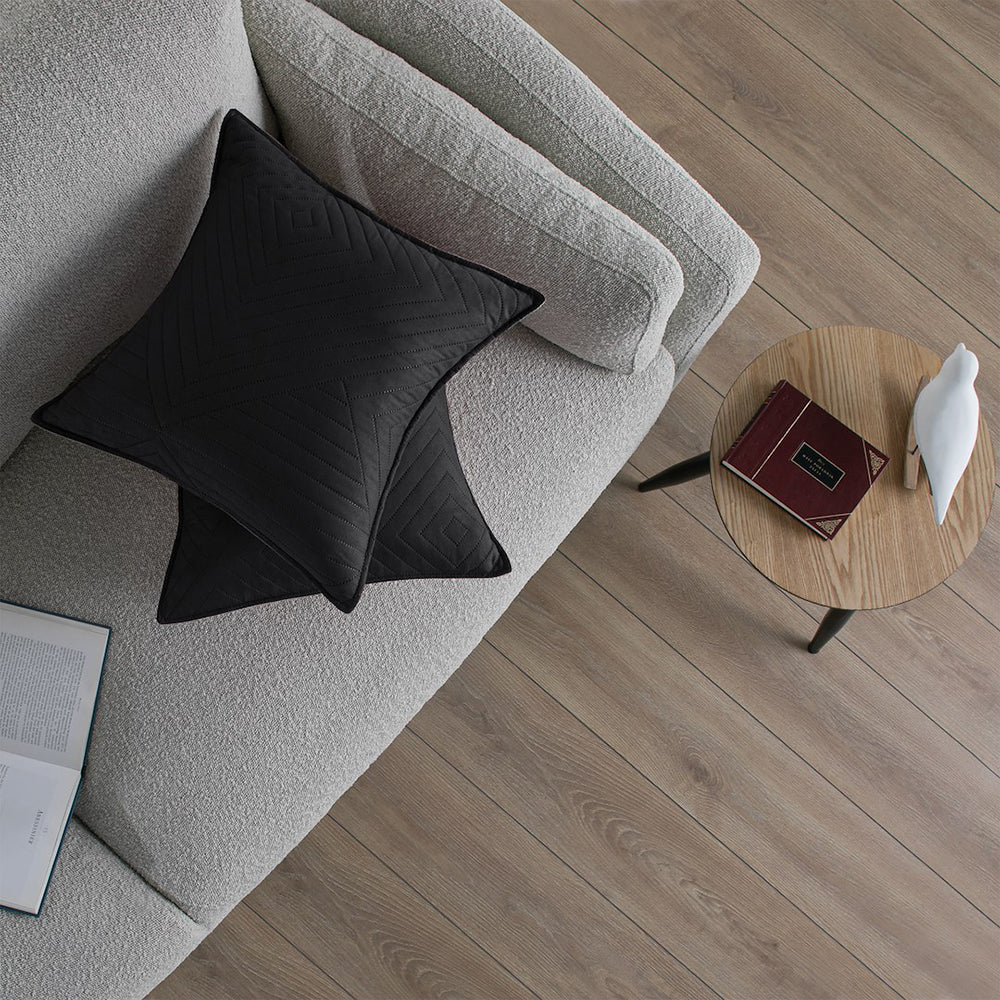 Set 2 huse perne decorative matlasate stil modern, Softa, 70 g/m2, Negru