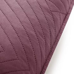 Set 2 huse perne decorative matlasate stil modern, Softa, 70 g/m2, Mauve