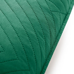 Set 2 huse perne decorative matlasate stil modern, Softa, 70 g/m2, Viridian