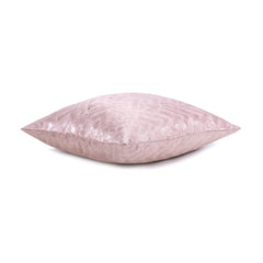 Set 2 huse pernute decorative cu fermoar, Navia, Roz pudrat