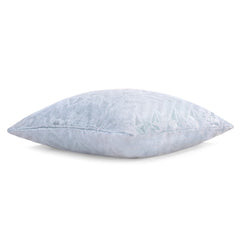 Set 2 huse pernute decorative cu fermoar, Navia, Gri deschis