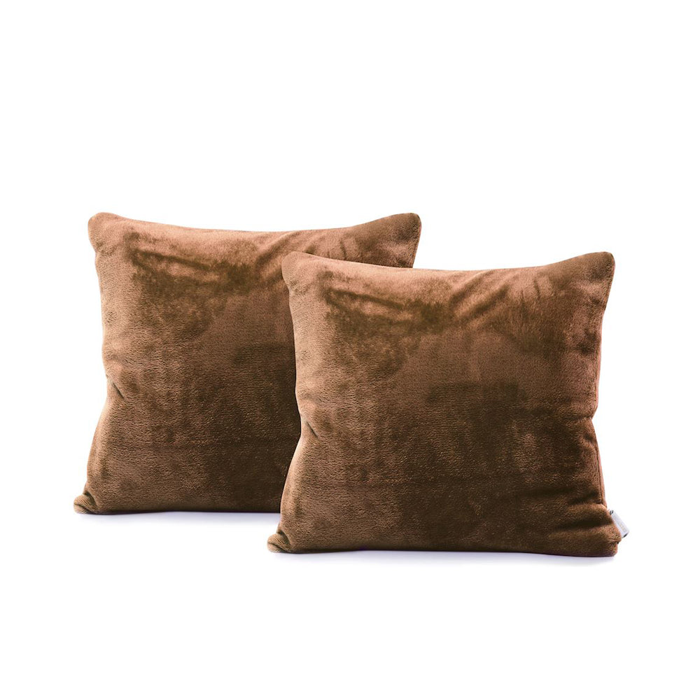 Set 2 huse perne decorative stil clasic, 240 g/m2, Mic, Maro