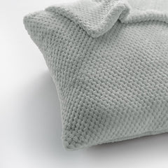 Set 2 huse pernute decorative cu fermoar, Henry, 240 g/m2, Gri
