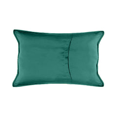Set 2 huse perne decorative matlasate cu fermoar, Carmen, 90 g/m2, Verde