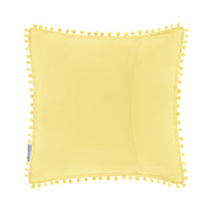 Set 2 huse pernute decorative matlasate din microfibra, Meadore, 70 g/m2, Galben