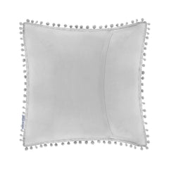 Set 2 huse pernute decorative matlasate din microfibra, Meadore, 70 g/m2, Gri