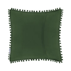 Set 2 huse pernute decorative matlasate din microfibra, Meadore, 70 g/m2, Verde