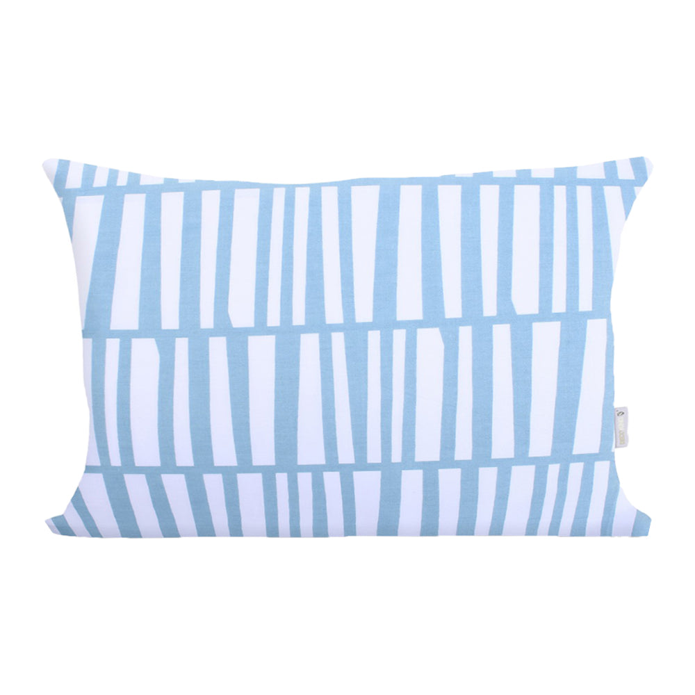 Set 2 huse pernute decorative din bumbac cu fermoar, Ducato, Alb