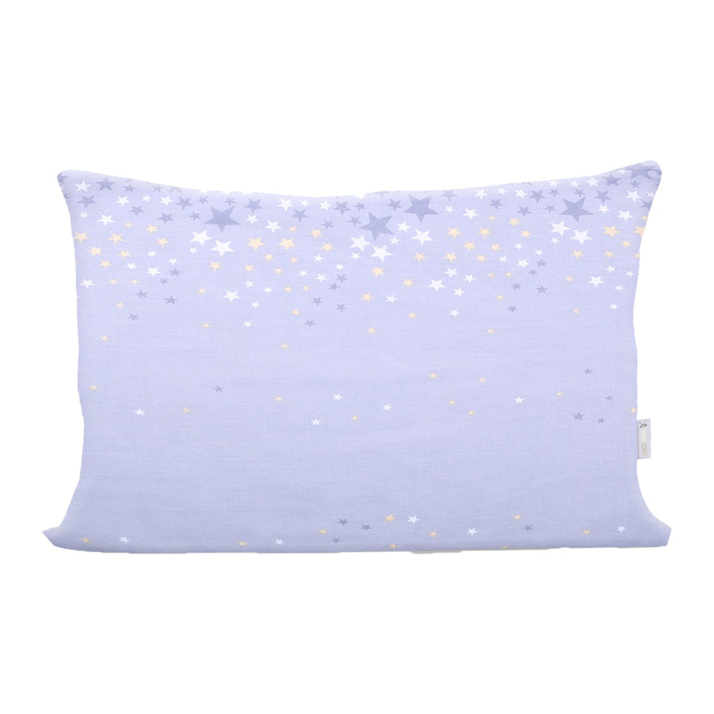 Set 2 huse pernute decorative din bumbac cu fermoar, Ducato, Lila