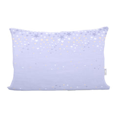 Set 2 huse pernute decorative din bumbac cu fermoar, Ducato, Lila