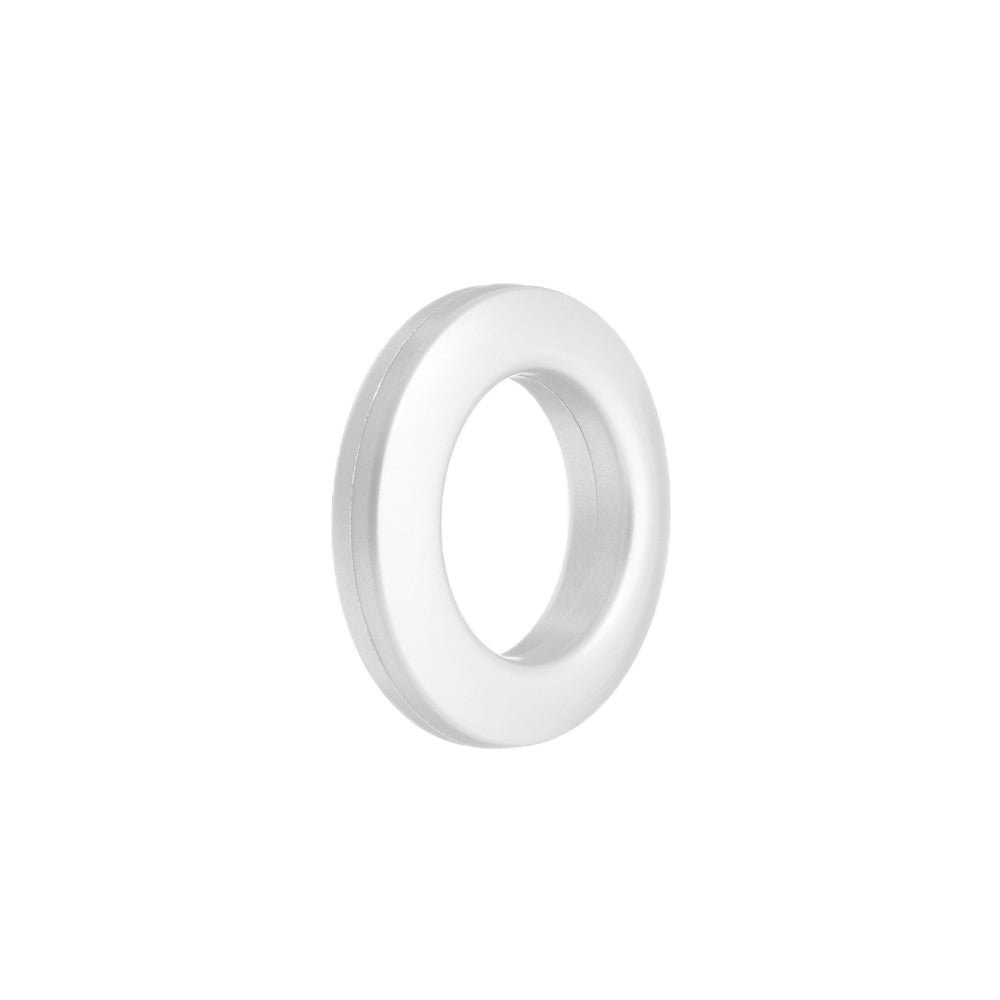 Draperie tip tesatura in cu inele albe, Madison, densitate 700 g/ml, Telma, 1 buc