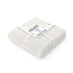 Patura din bumbac model clasic, Virkkuu, 430 g/m2, ecru