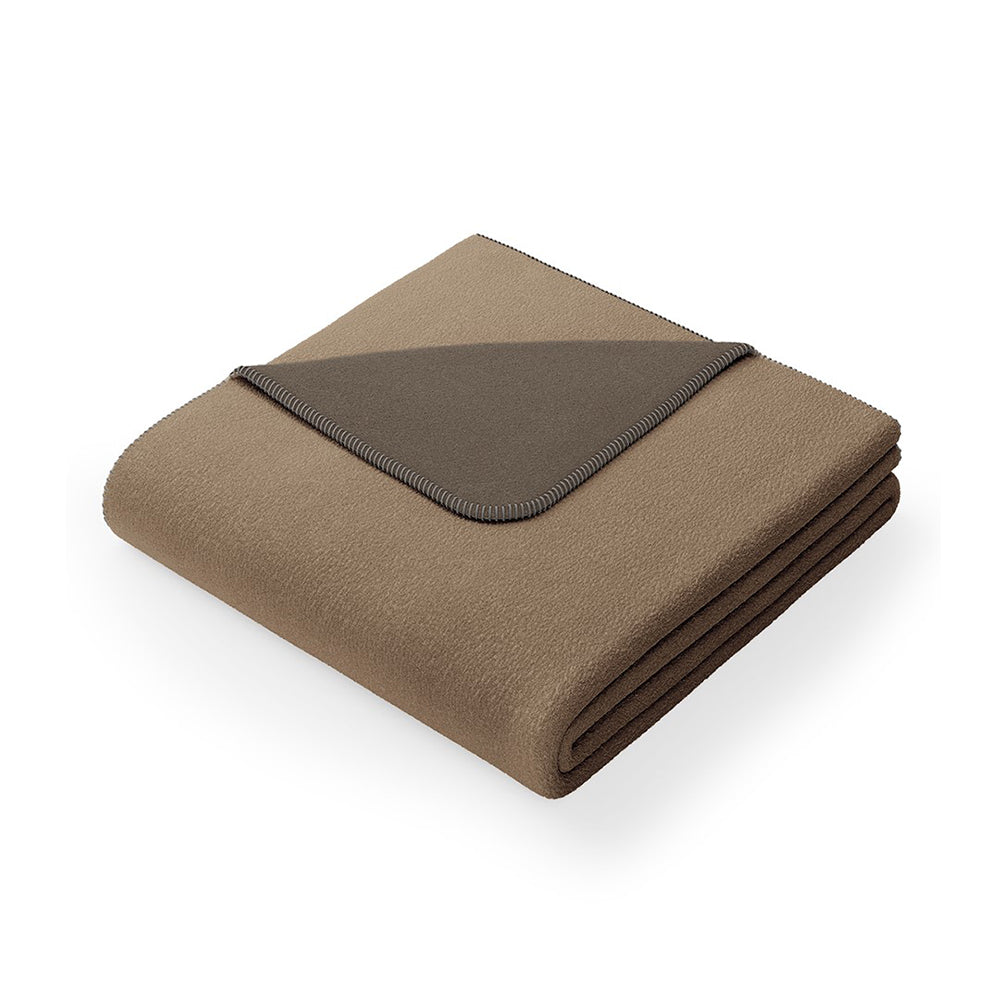 Patura din bumbac model clasic, Virkkuu, 430 g/m2, maro
