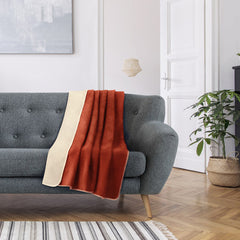 Patura din bumbac model clasic, Virkkuu, 430 g/m2, portocaliu