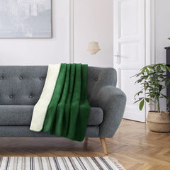 Patura din bumbac model clasic, Virkkuu, 430 g/m2, verde