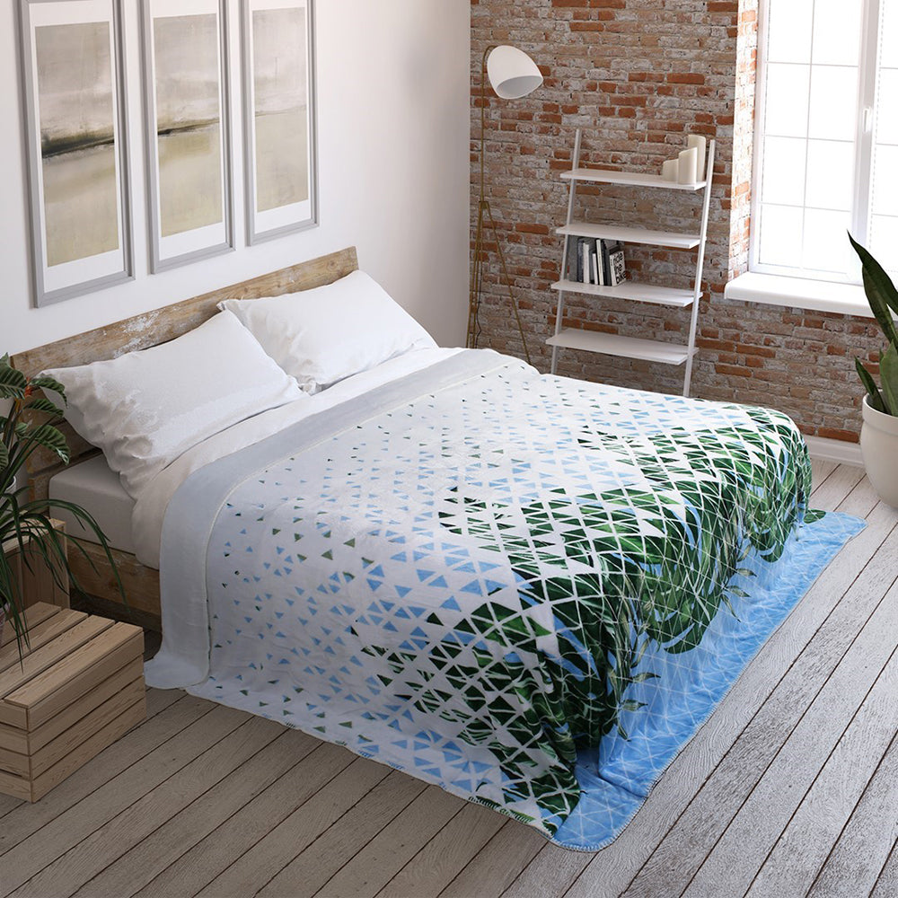 Patura cu model imprimat, Cuddle, densitate 220 g/mp, Multicolor