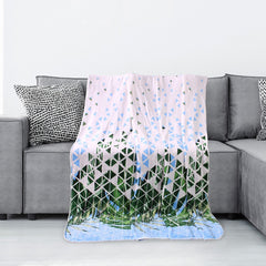 Patura cu model imprimat, Cuddle, densitate 220 g/mp, Multicolor