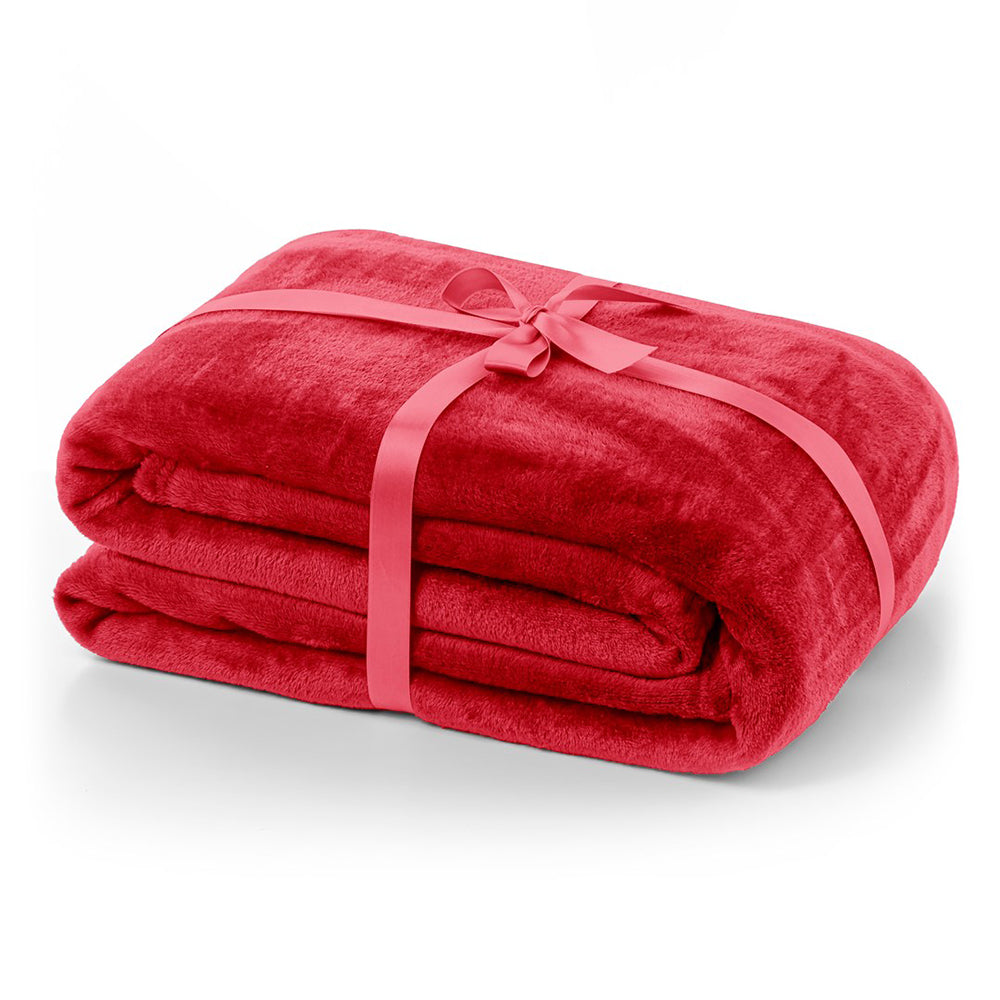 Patura din microfibra model clasic, Mic, 240 g/m2, rosu