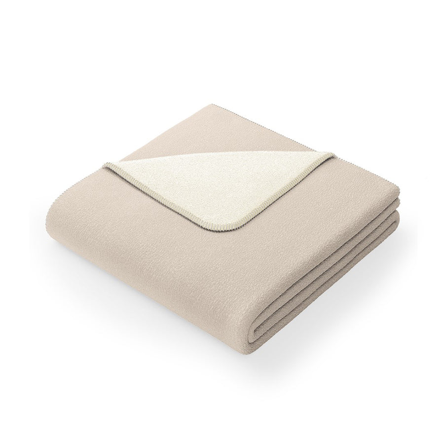 Patura din bumbac model clasic, Virkkuu, 430 g/m2, crem