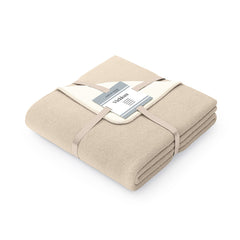 Patura din bumbac model clasic, Virkkuu, 430 g/m2, crem