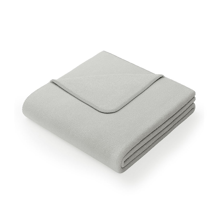 Patura din bumbac model clasic, Virkkuu, 430 g/m2, gri deschis