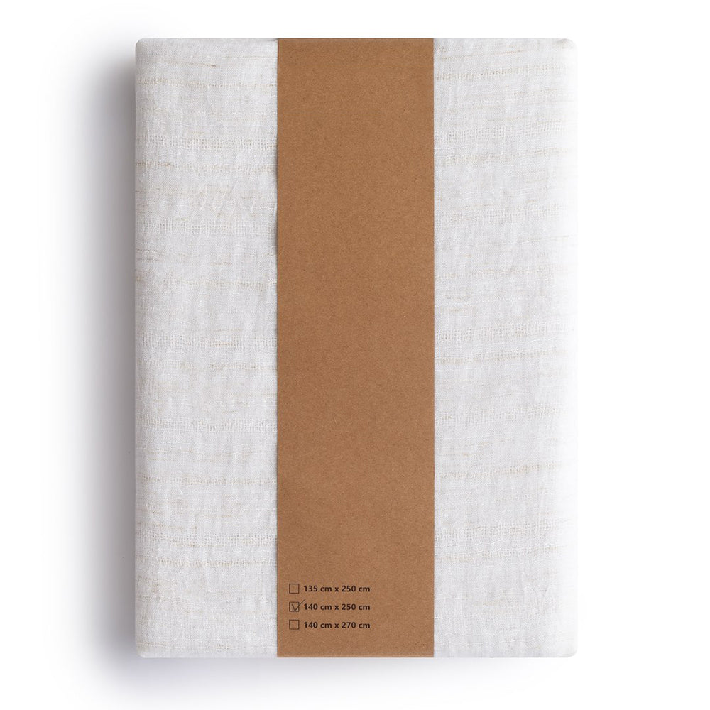 Perdea tip tesatura in cu inele, stil modern, Lienz, densitate 75 g/m2, bej