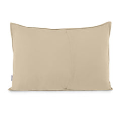 Perna decorativa matlasata din catifea cu model brodat, 180 g/m2, Palsha, Cappuccino