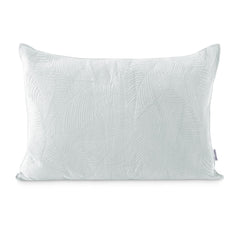 Perna decorativa matlasata din catifea cu model brodat, 180 g/m2, Palsha, Gri deschis