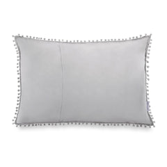 Perna decorativa matlasata din microfibra, Meadore, 70 g/m2, Gri
